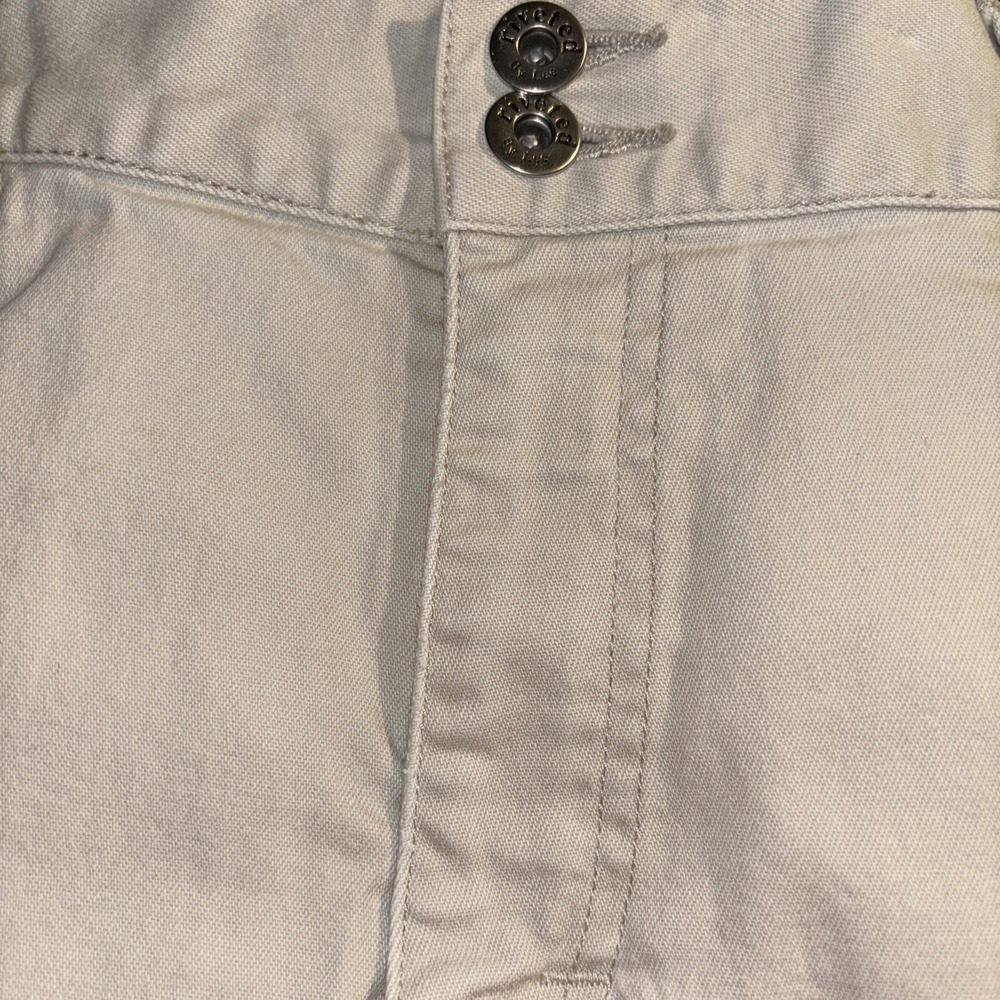 Vintage! Riveted By Lee Women's Size 14 M Carpenter Cargo White Pants **READ**